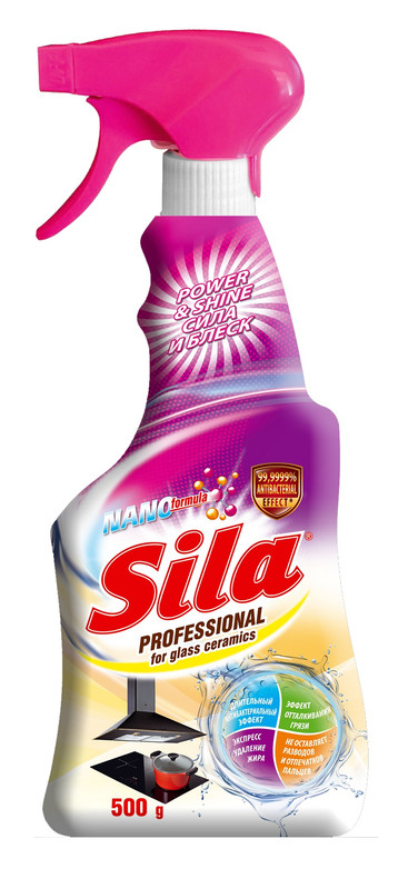 Засіб SILA для склокерамічних поверхонь, 500мл